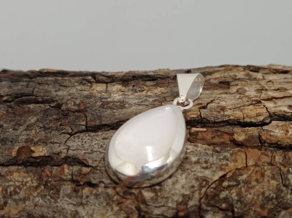 Silver Plated Abalone Shell Pendant – Mexican Artisan Geometric Jewelry