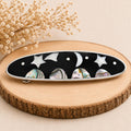 Silver Plated Moon Star Hair Clip – Artisan Mexican Abalone Shell Barrette
