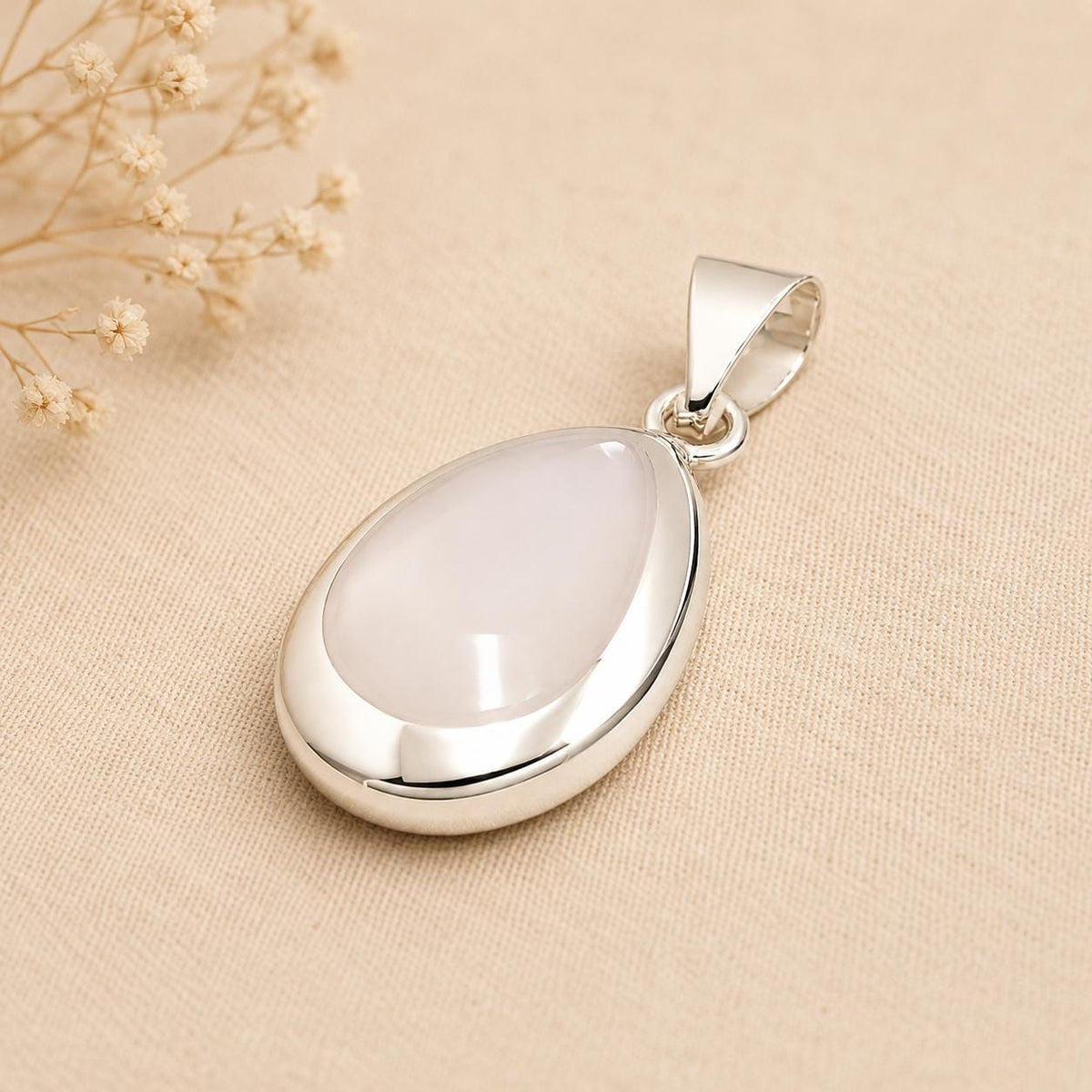 Silver Plated Abalone Shell Pendant – Mexican Artisan Geometric Jewelry